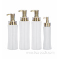 Wholesale Luxury 200ml Skincare Packaging Plastic PET Shampoo Shower Gel Lotion Pump Bottle